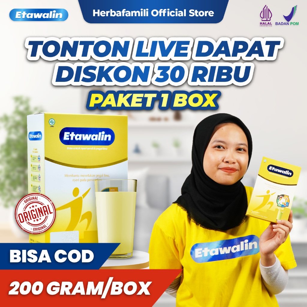 

ETAWALIN ORIGINAL 100% | Susu Kambing Paling Ampuh Bantu Atasi Nyeri Sendi dan Asam Urat Minggat Store Official Asli Harga Grosir