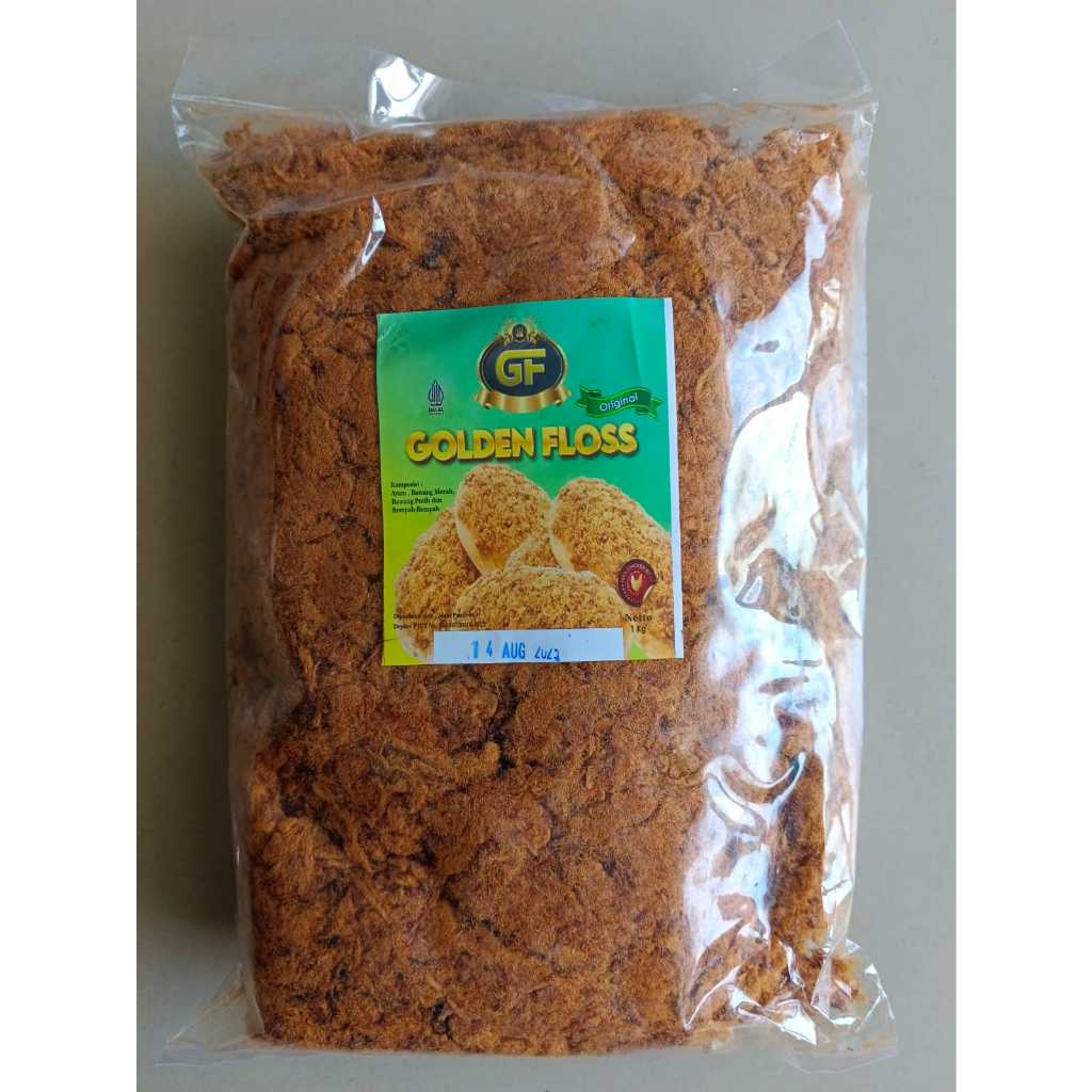 

Golden Floss Original & Spicy 1 Kg/Abon Ayam Pedas & Ori
