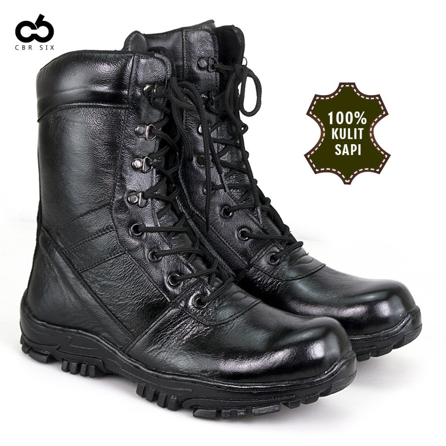 SEPATU PDL TENTARA POLISI PRIA | Safety Boots Workshop Kulit - Neff NFC 101