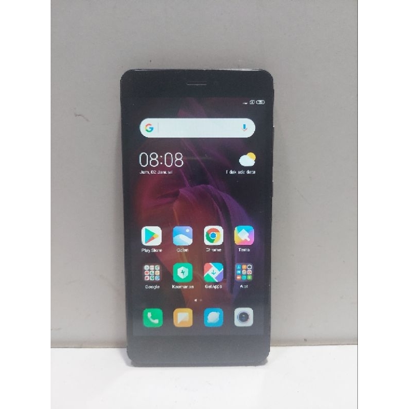 XIAOMI REDMI NOTE 4 SNAPDRAGON RAM 3/32GB HP SECOND ANDROID NORMAL MURAH SIAP PAKAI