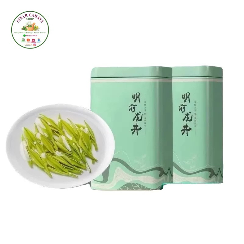 

Teh Premium Long Jing Cha Teh Baru Long Jing Hangzhou 500gram