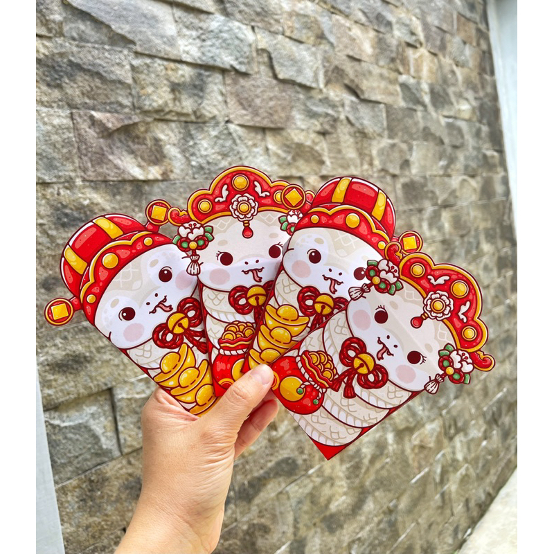 

ANGPAO AMPLOP IMLEK 2025 ANGPAO ULAR LUCU