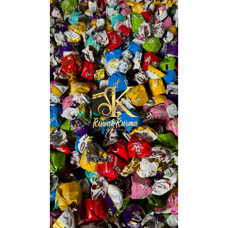 

Cokelat Arab mix varian rasa 1kg oleh oleh haji