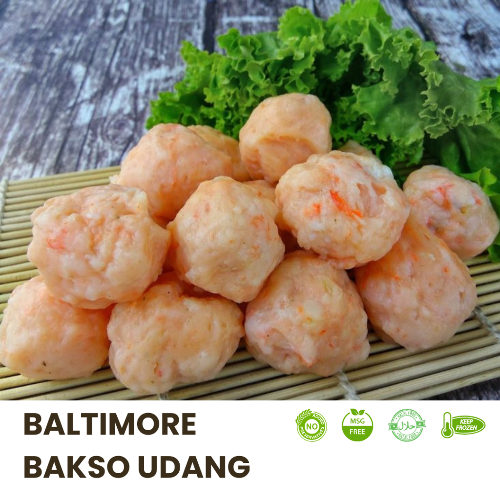 

PREMIUM bakso udang Halal isi 18 favorit resto