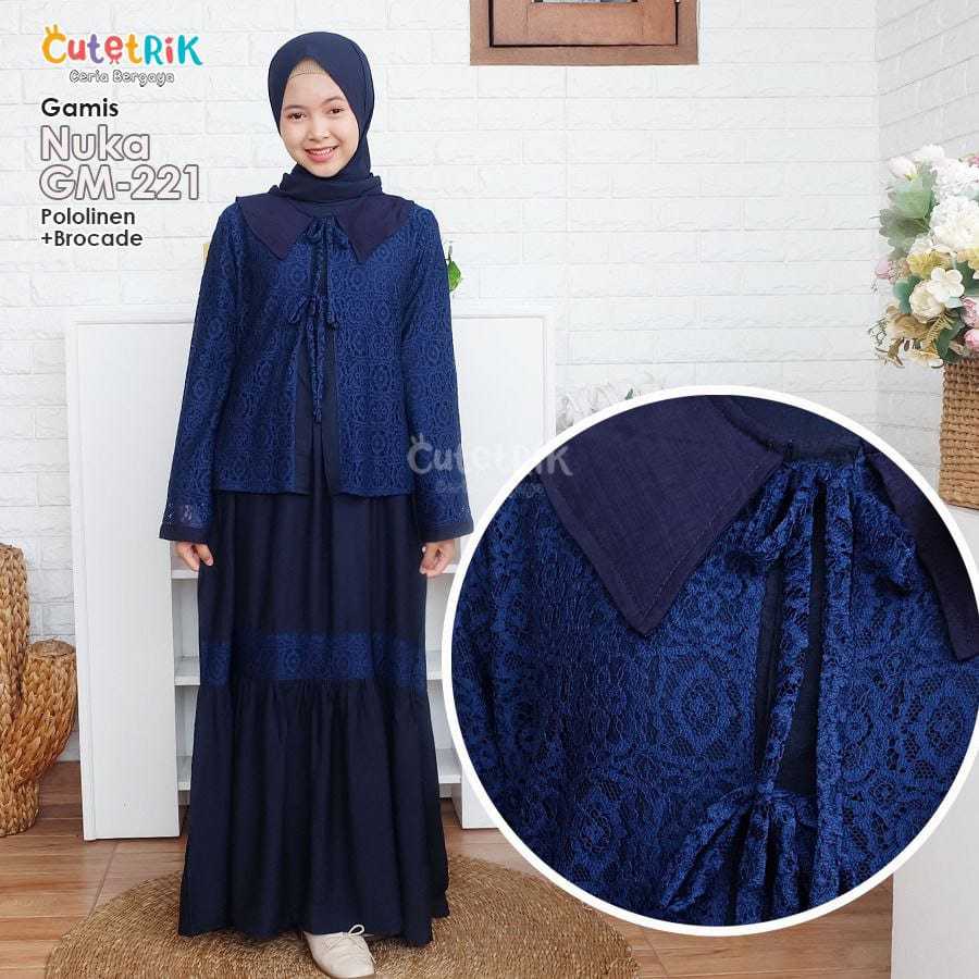 Gamis Anak Cutetrik Terbaru Nuka GM 221