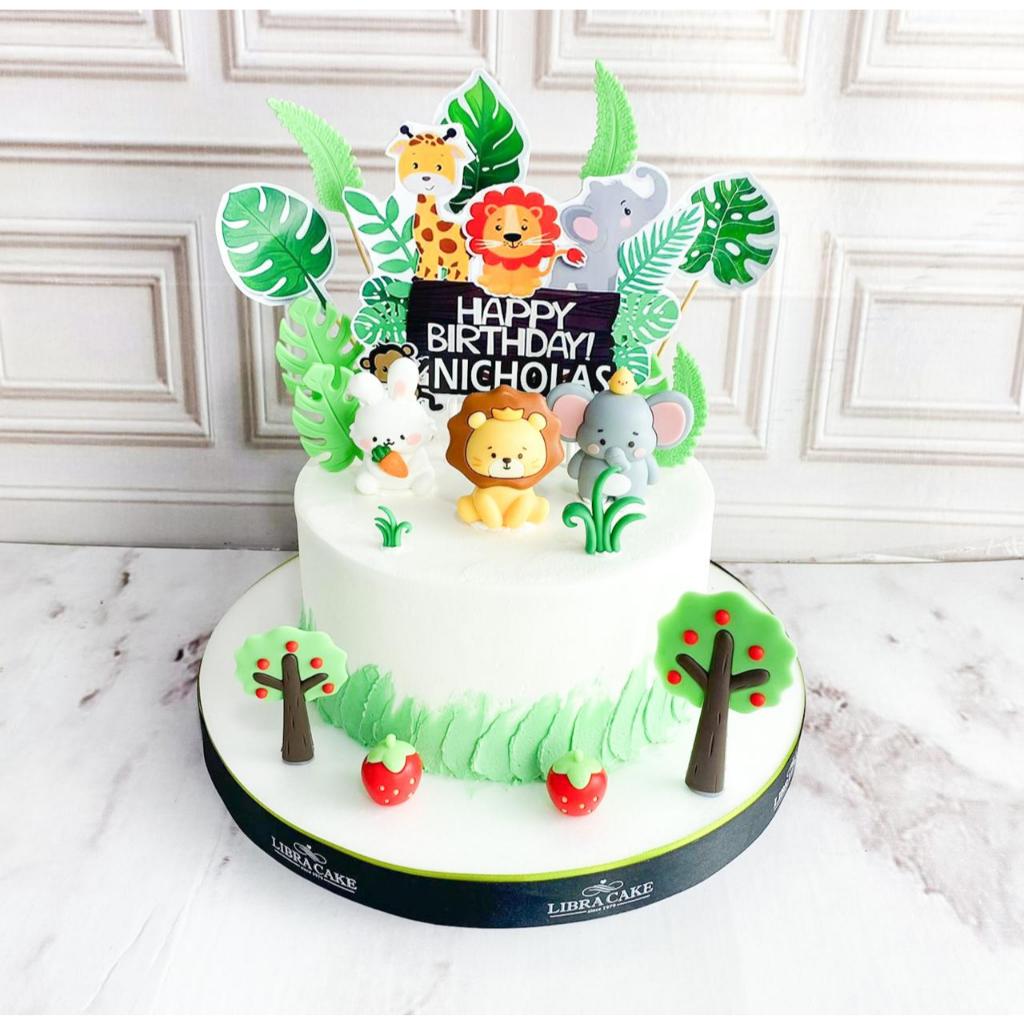 

Kue Ulang tahun/Birthday cake/kue Ultah tema Binatang/Kue tema animal/Kue Birthday jakarta