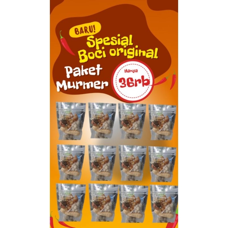 

SPESIAL BOCI ORIGINAL PAKET HEMAT(isi 12 pcs)