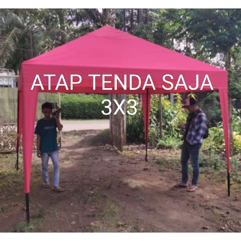 JUAL ATAP TENDA SAJA 3X3 DAN 2X3 KHUSUS BONGKAR PASANG
