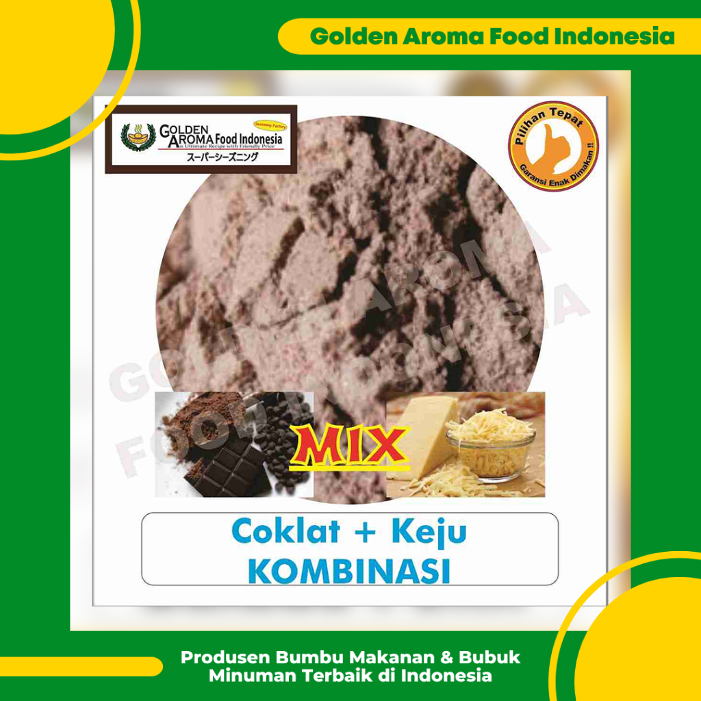

Bumbu Tabur Rasa Coklat Keju Mix 1Kg, Jual Bubuk Tabur Cokelat Keju Chocolate Cheese Murah Enak Aman