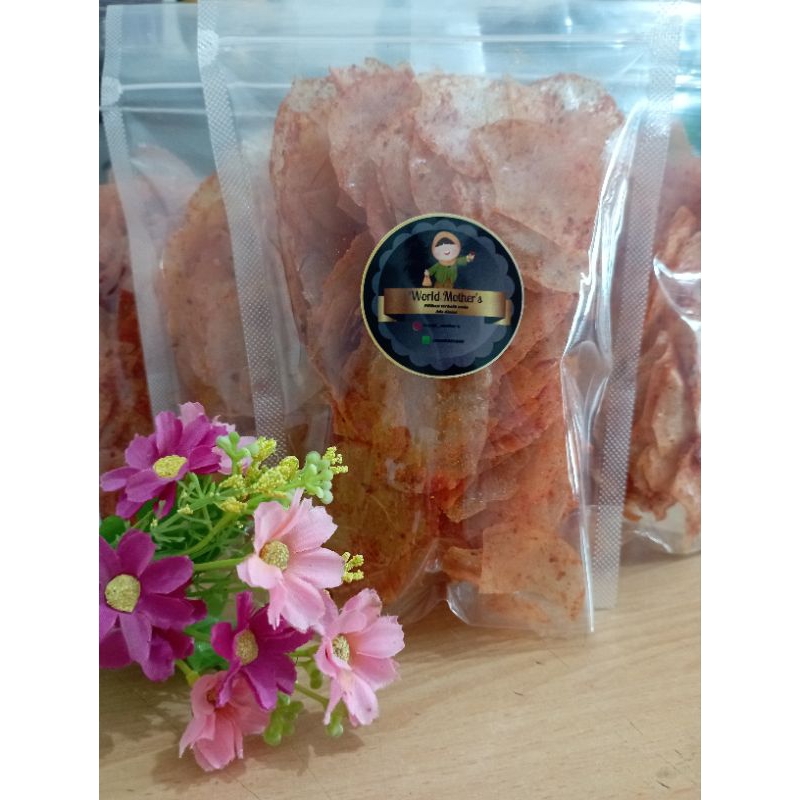 

Kripca/KeripikKaca/cemilanPedas/100gr