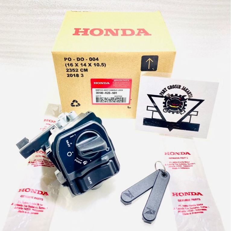 KONTAK KEYLESS SWITCH HANDLE LOCK SET VARIO 160 K2S PNP PCX 160 K1Z VARIO 125 LED NEW 2023 STYLO 160