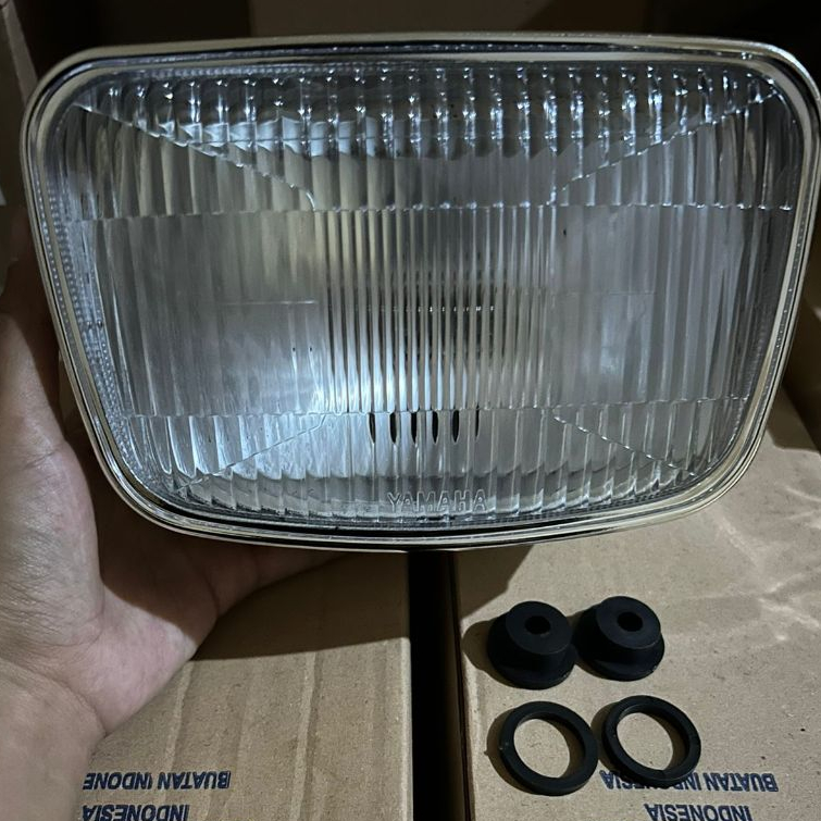 REFLEKTOR LAMPU DEPAN ASSY YAMAHA RXK / RXKING CHROME ORIGINAL NARITA