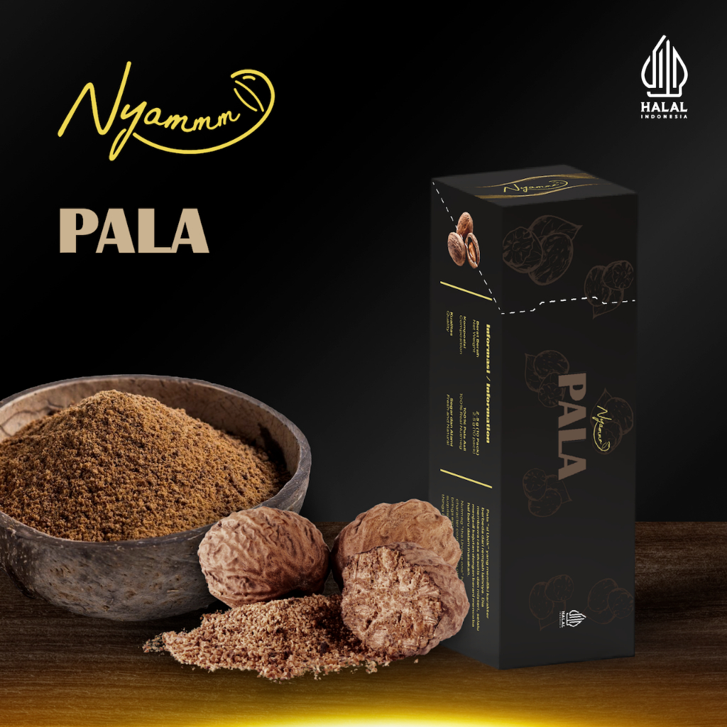 

Pala Bubuk | Ground Nutmeg Powder | Rempah Herbal Asli Bumbu Masak Marinasi