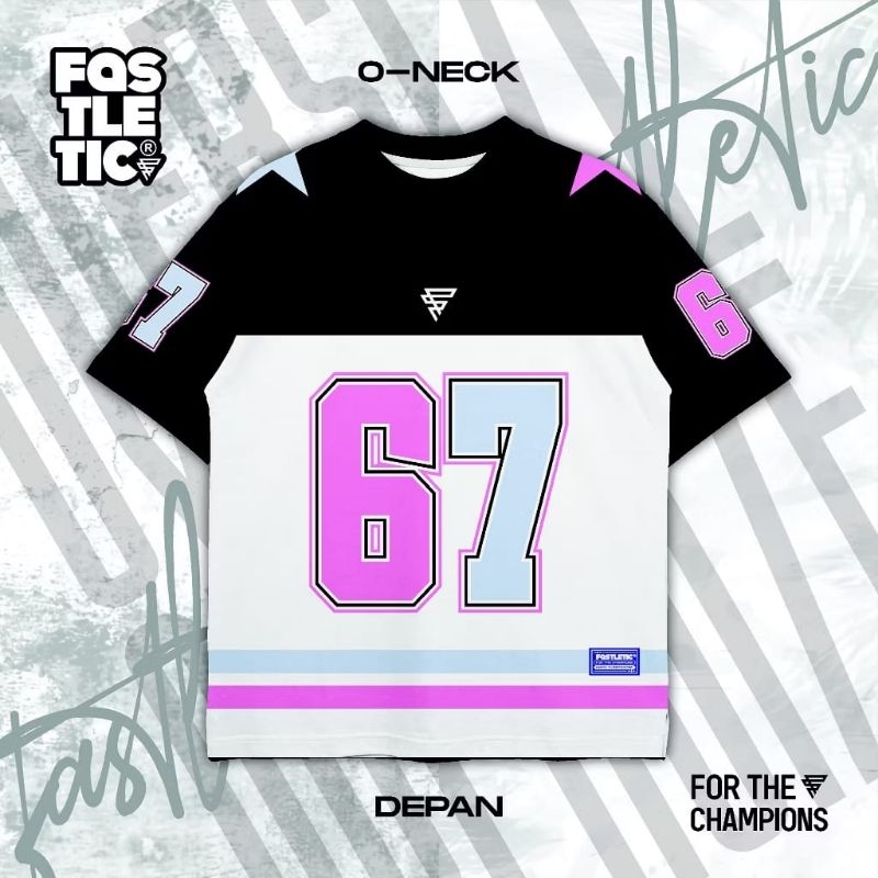 FASTLETIC 70's jersey boxy oversized NFL series