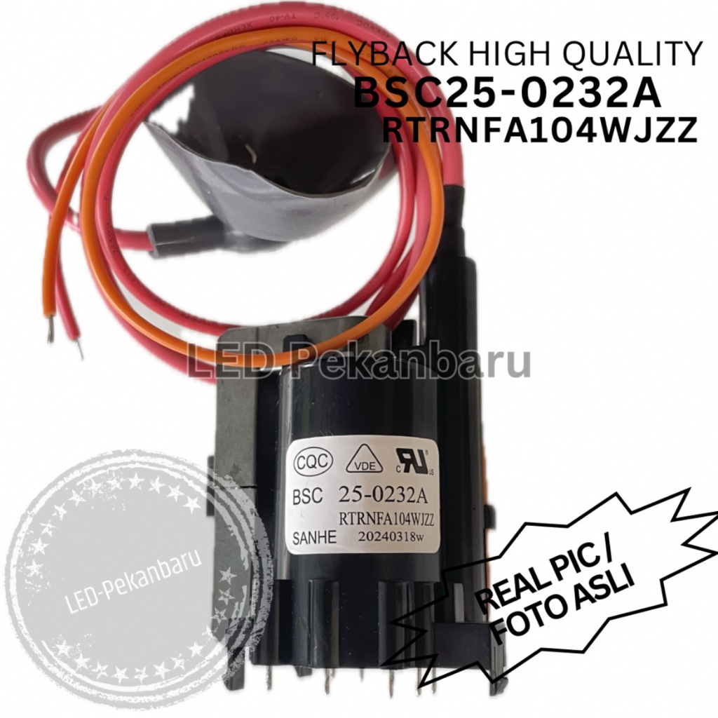 FLYBACK - FBT TV SHARP BSC25-0232A RTRNFA104WJZZ BSC 25-0232A FA104