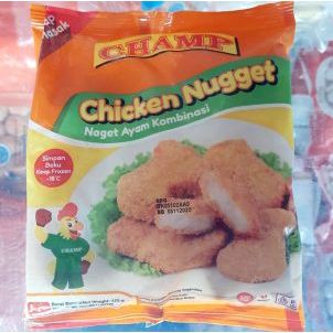 

Champ Chicken Nugget 225gr Frozen Food Grosir