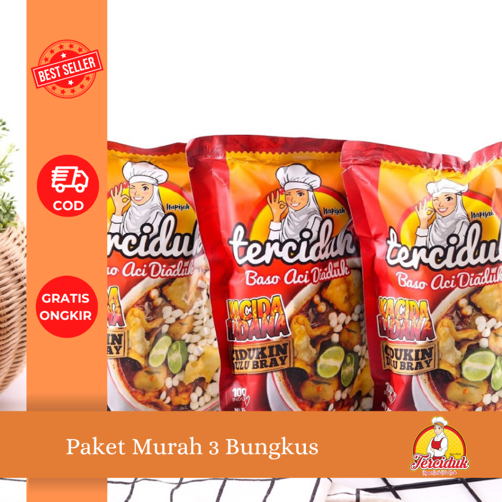 

PAKET BASO ACI PEDAS JERUK (3 BUNGKUS) KUAH PEDAS NAMPOL SEGER