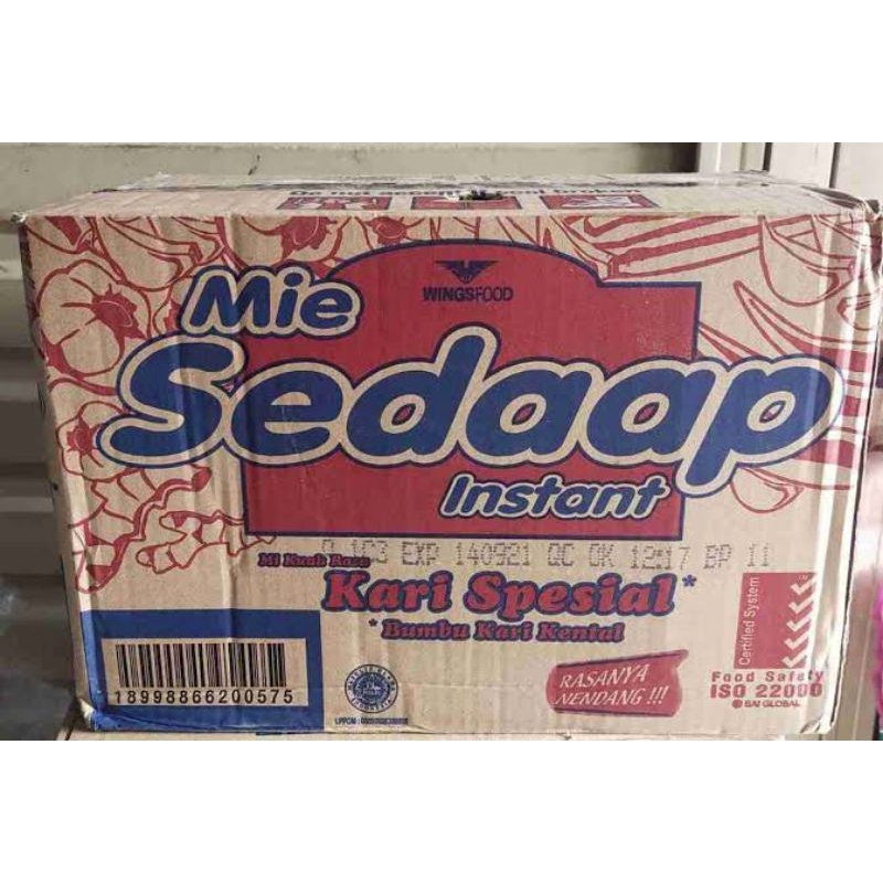 

Mie Sedap Rasa Kari Spesial ISI 1 KARTON / MIE SEDAP RASA KARIE SPESIAL ISI 1 DUS