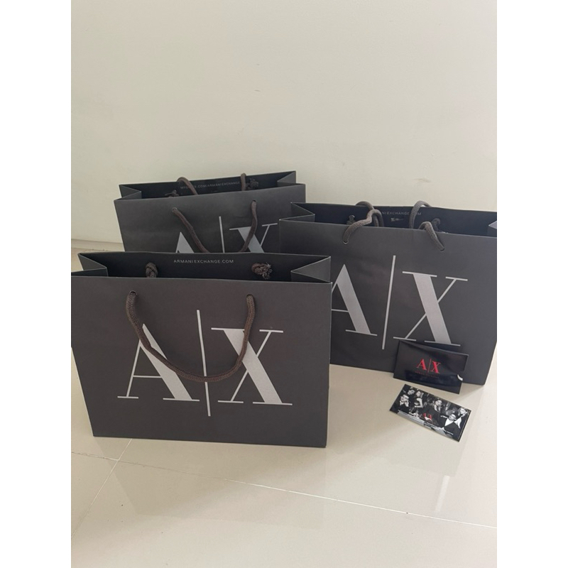 

ORIGINAL ARMANI EXCHANGE paperbags