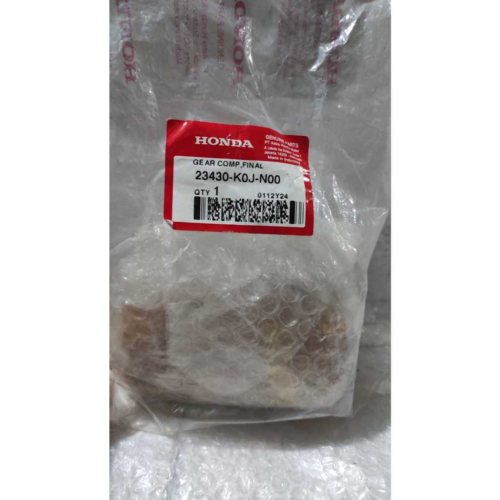 Gear Comp Final 45T Honda Genio / 23430-K0J-N00 ORIGINAL AHM
