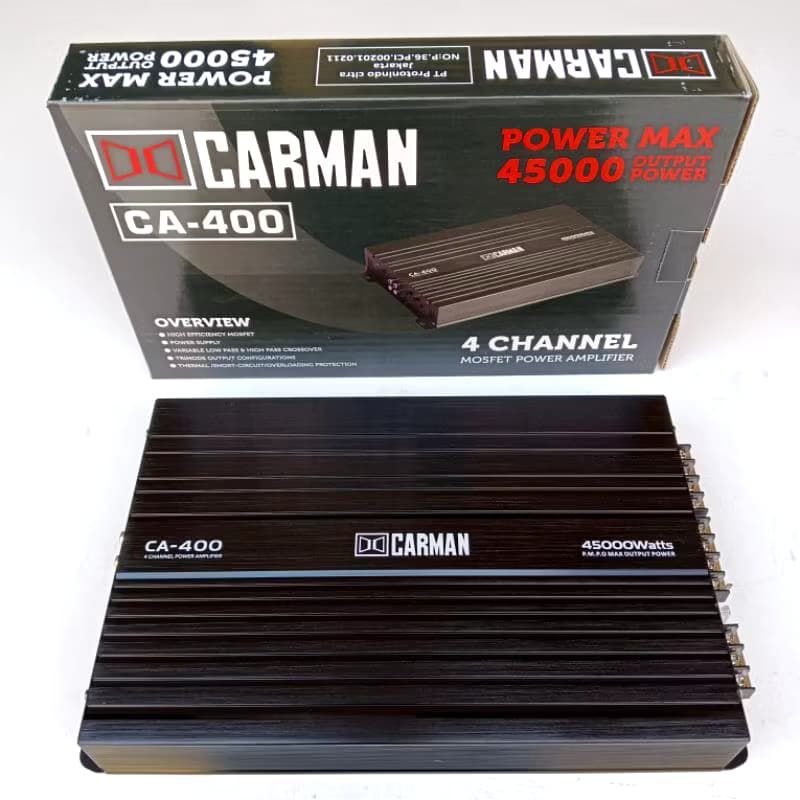 Power 4channel merk Carman / Power Mobil Murah 4channel /Bestseller Power 4channel Carman