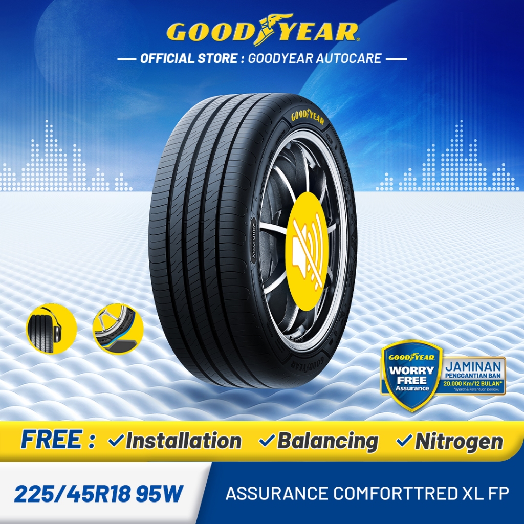 Ban Goodyear 225/45R18 95W Assurance ComfortTred XL FP