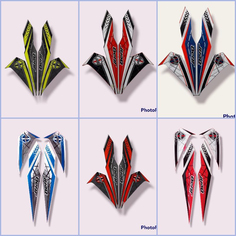 STIKER STRIPING HONDA BEAT FI ESP 2016 2017 STRIPING BEAT ESP