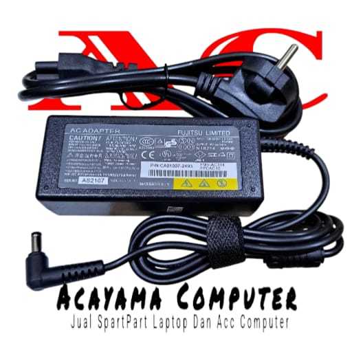Adaptor Charger Laptop Fujitsu Lifebook E733 UH552 C44 P702 P70 U554 19V 3.42A