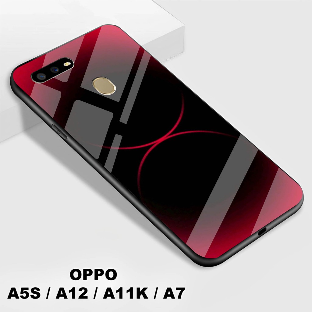 Softcase Kaca Kilau Oppo A5S / A12 / A7 / A11K - Softcase Kaca   Oppo A5S / A12 / A7 / A11K - Softca