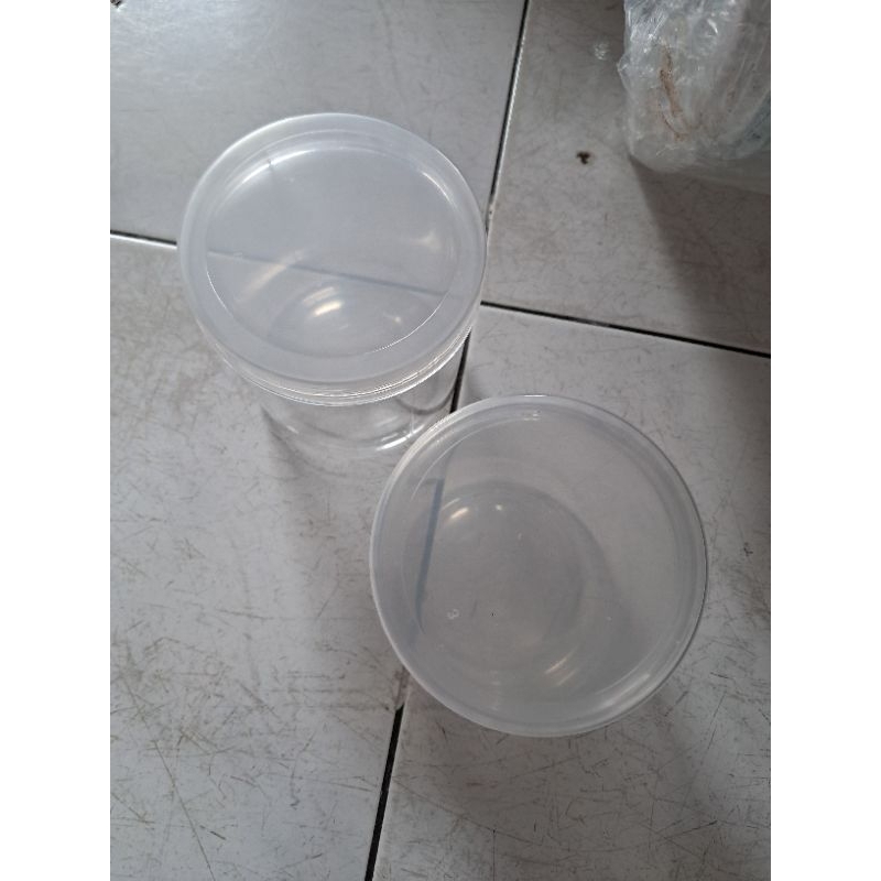 toples tabung jar plastik 600ml