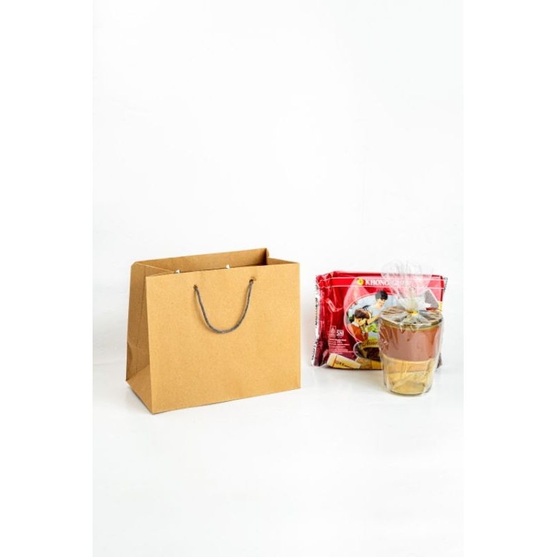 

Paperbag / Tas Souvenir Kertas NBK Ukuran 22x12x18 cm - 1 Lusin (12 Pcs)