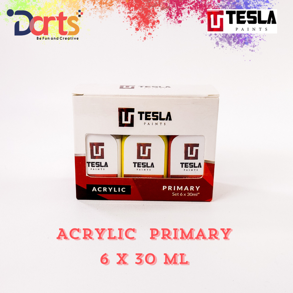 

Cat Acrylic Tesla Paints 6x30ml