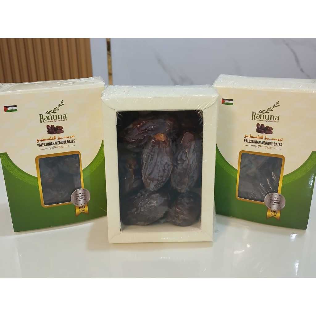 

Kurma Medjool Palestinian Jumbo Ranuna 250gr Premium