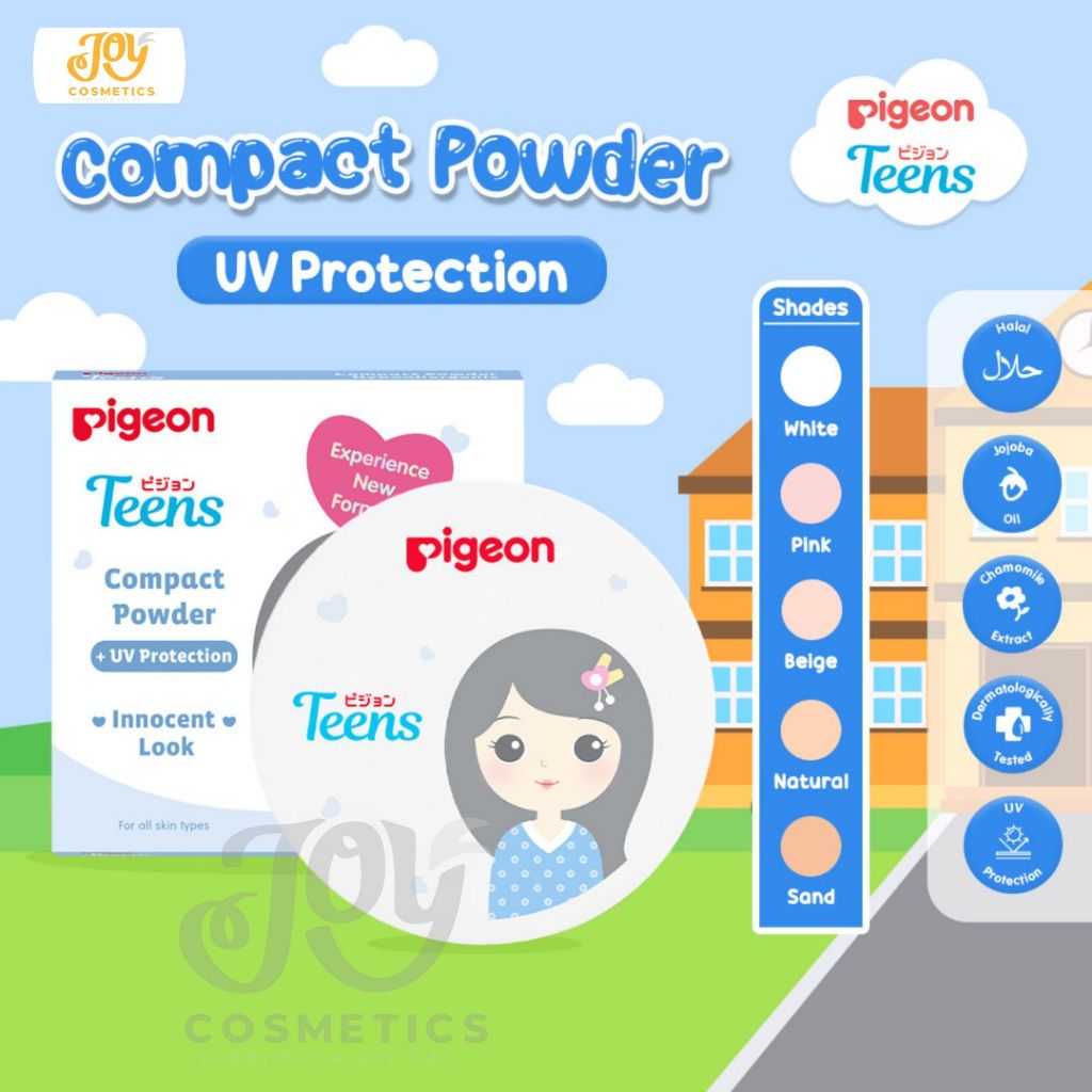 PIGEON TEENS Compact Powder + UV Protection
