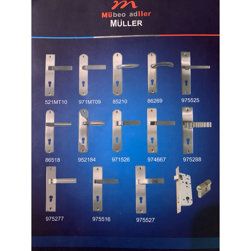 KUNCI PINTU HANDLE PINTU MULLER BESAR (25 CM)
