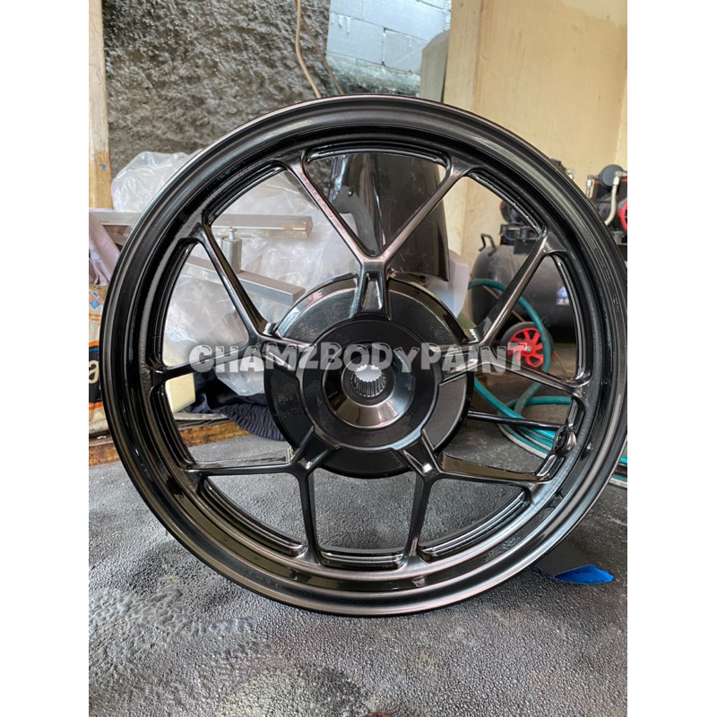 Repainting/Cat Velg Black Chrome