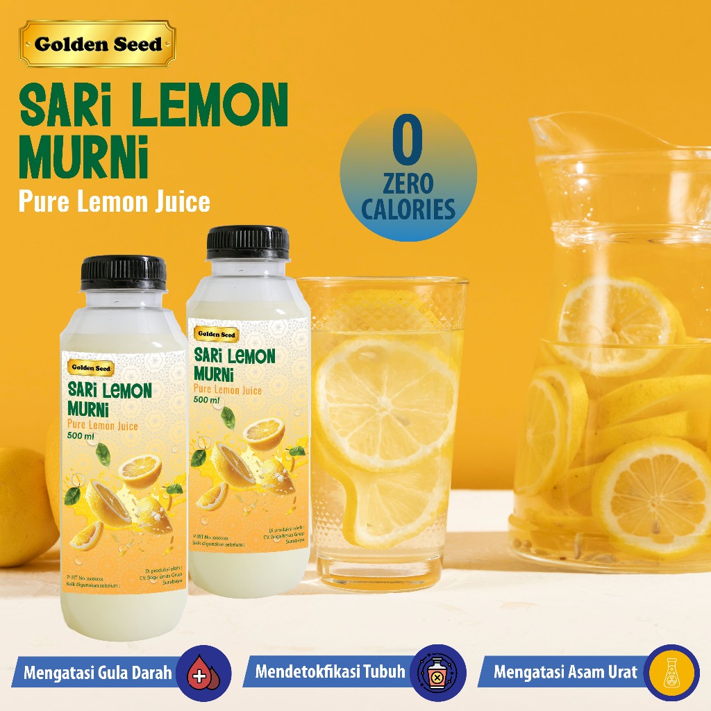 

SARI LEMON MURNI / SARI LEMON ASLI / PURE LEMON JUICE