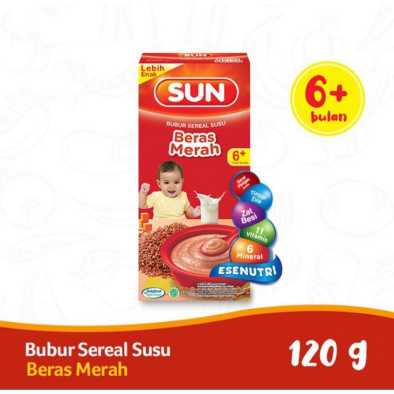 Sun Bubur Bayi Beras Merah 120 g