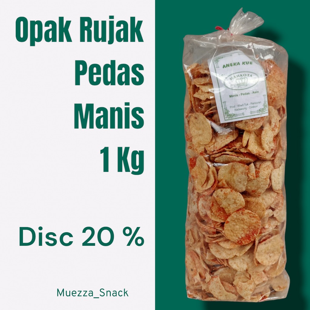 

Keripik Opak Rujak Pedas Manis 1 kg