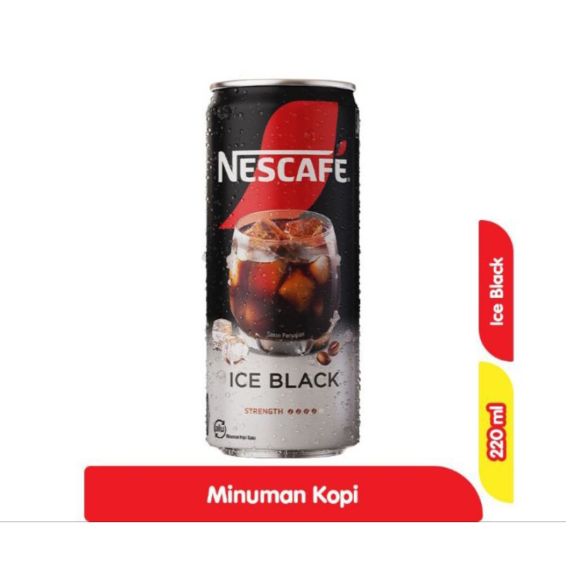 

Nescafe minuman es kopi hitam can 220ml