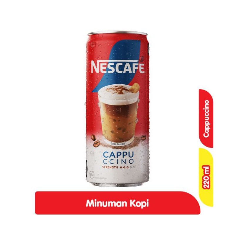 

Nescafe cappucino kopi kaleng 220ml