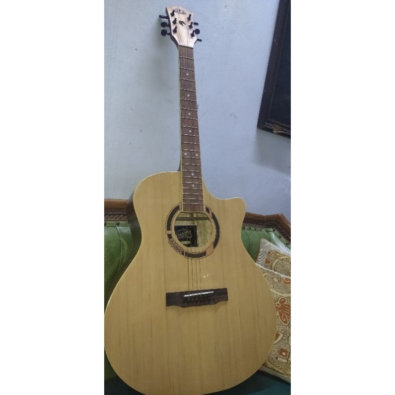 Gitar Akustik Alat Musik Jr.Sanjaya Dream 01 Gan Original Second Bekas Murah