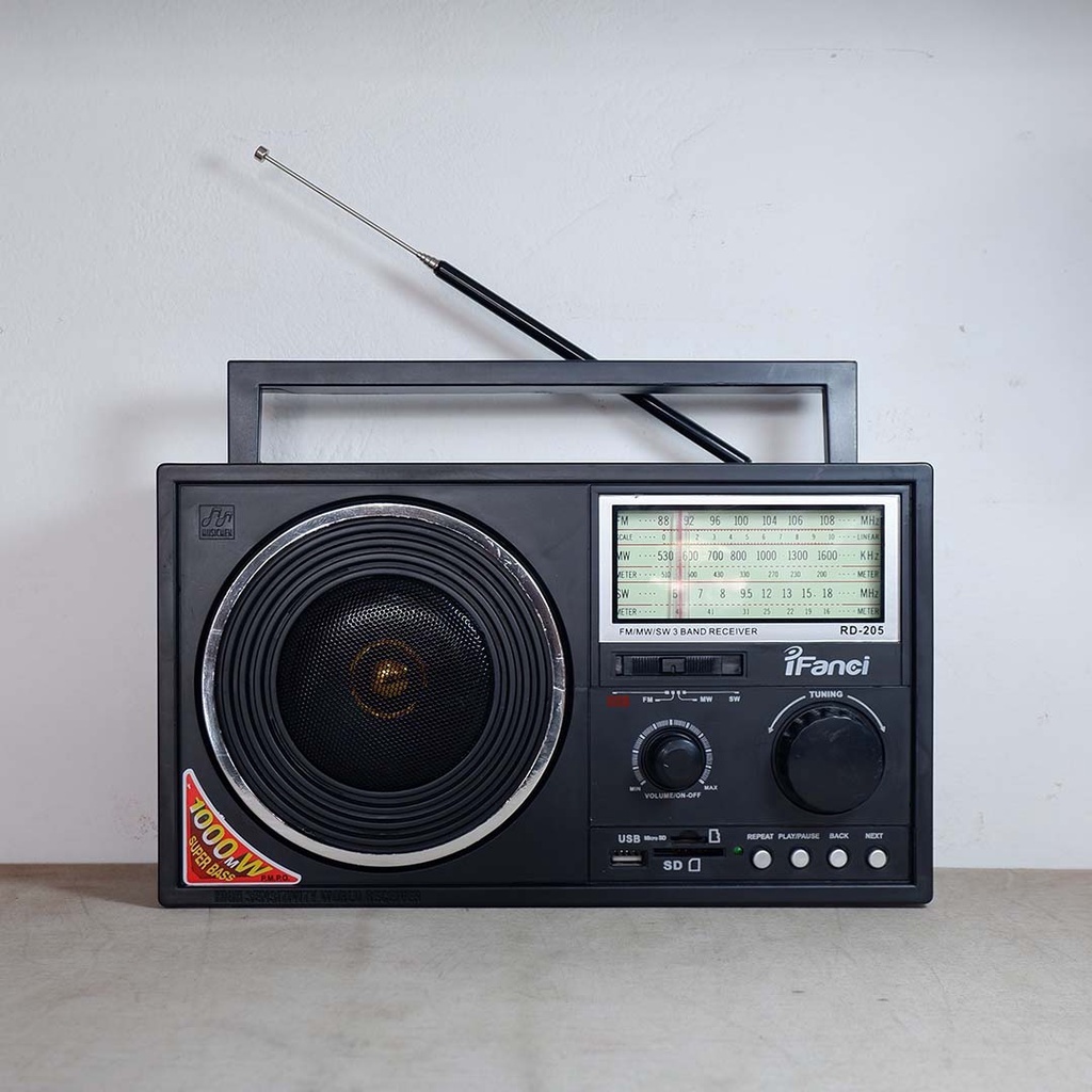 RB Speaker Radio Antena IFANCI RD 205 FM/MW/SW