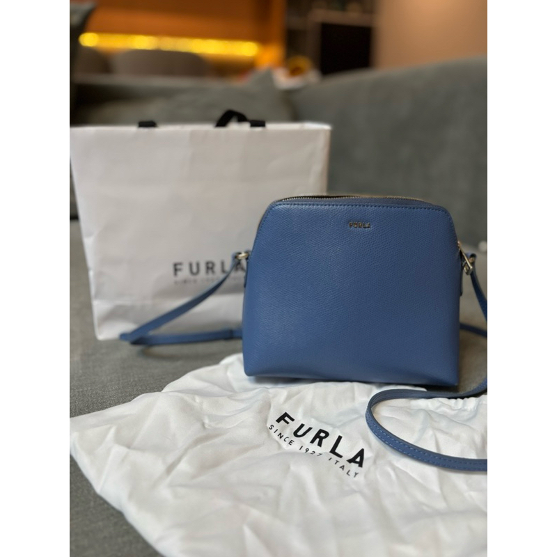 Furla piper mini blue saffiano 2022 original