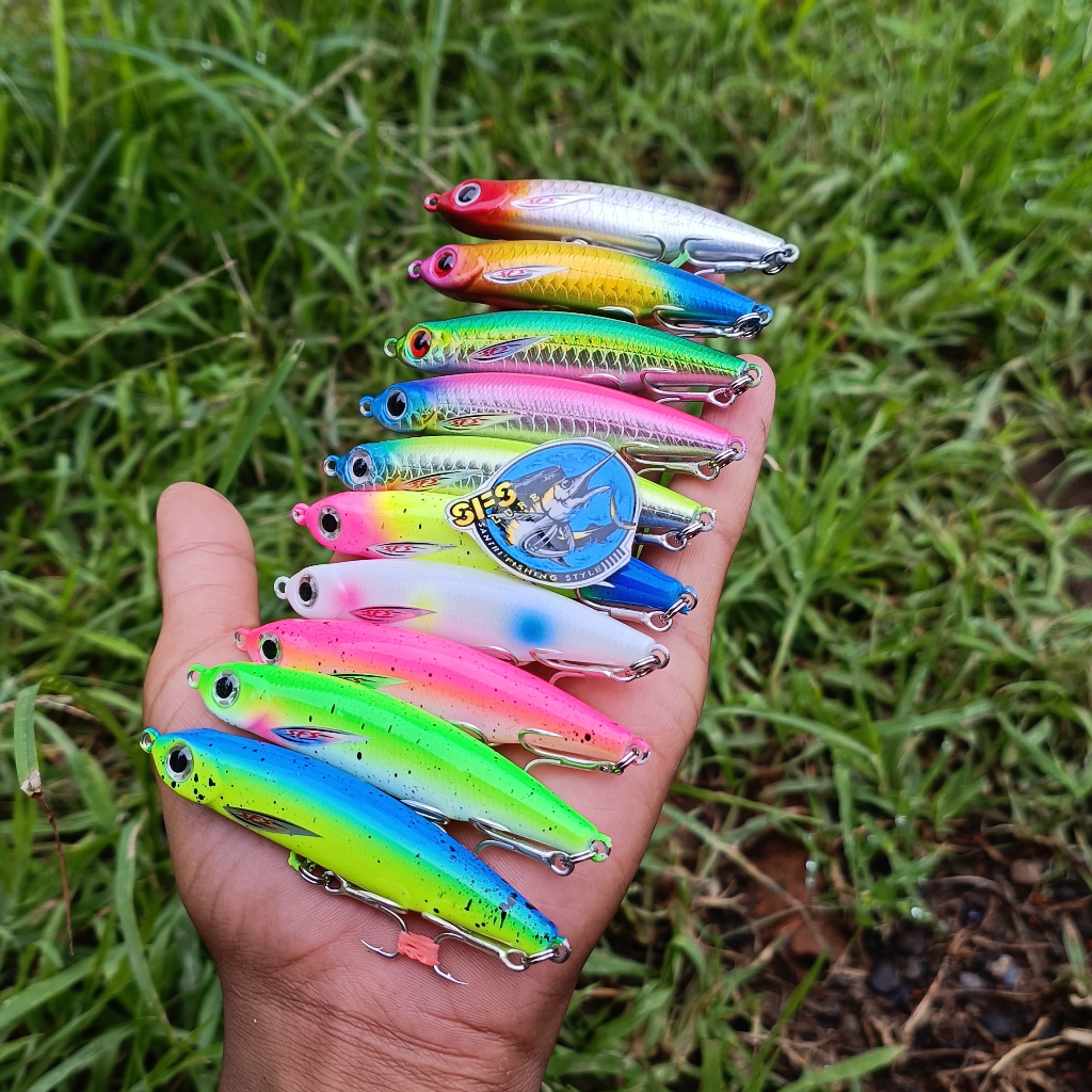 Minnow flutter minnow swimbait minnow sinking minnow 10gram minnow 8cm umpan pancing umpan casting m