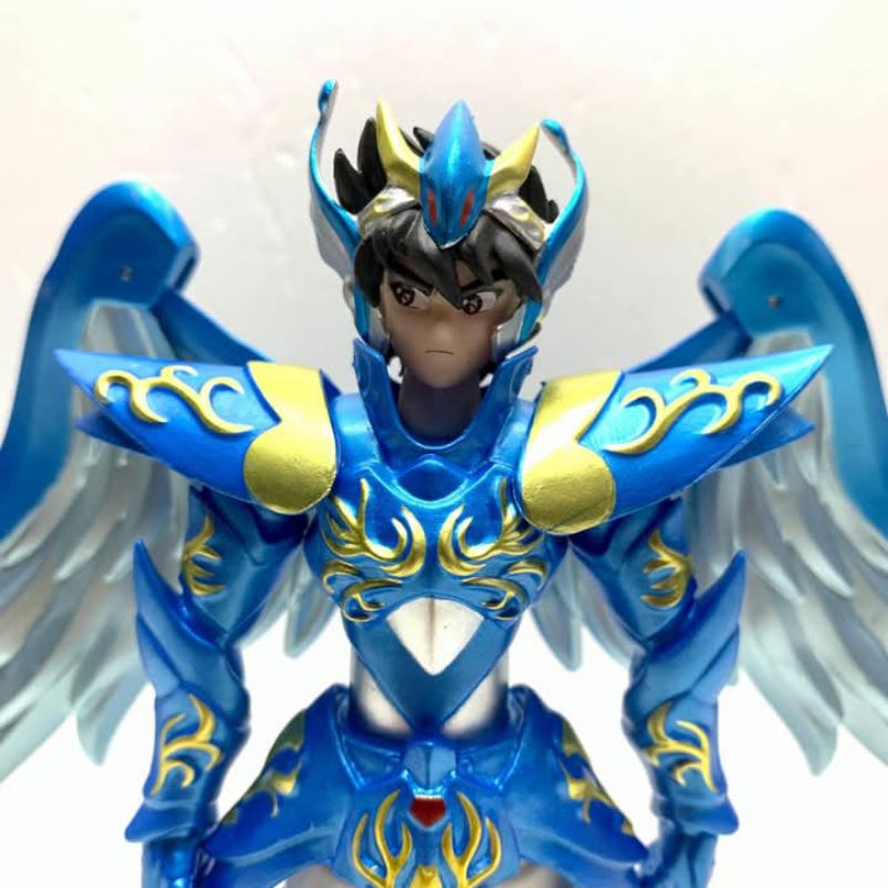 mainan mini static saint saiya blue Myth Cloth EX Pegasus Dragon Shiryu Hyoga Cygnus Phoenix Ikki  t