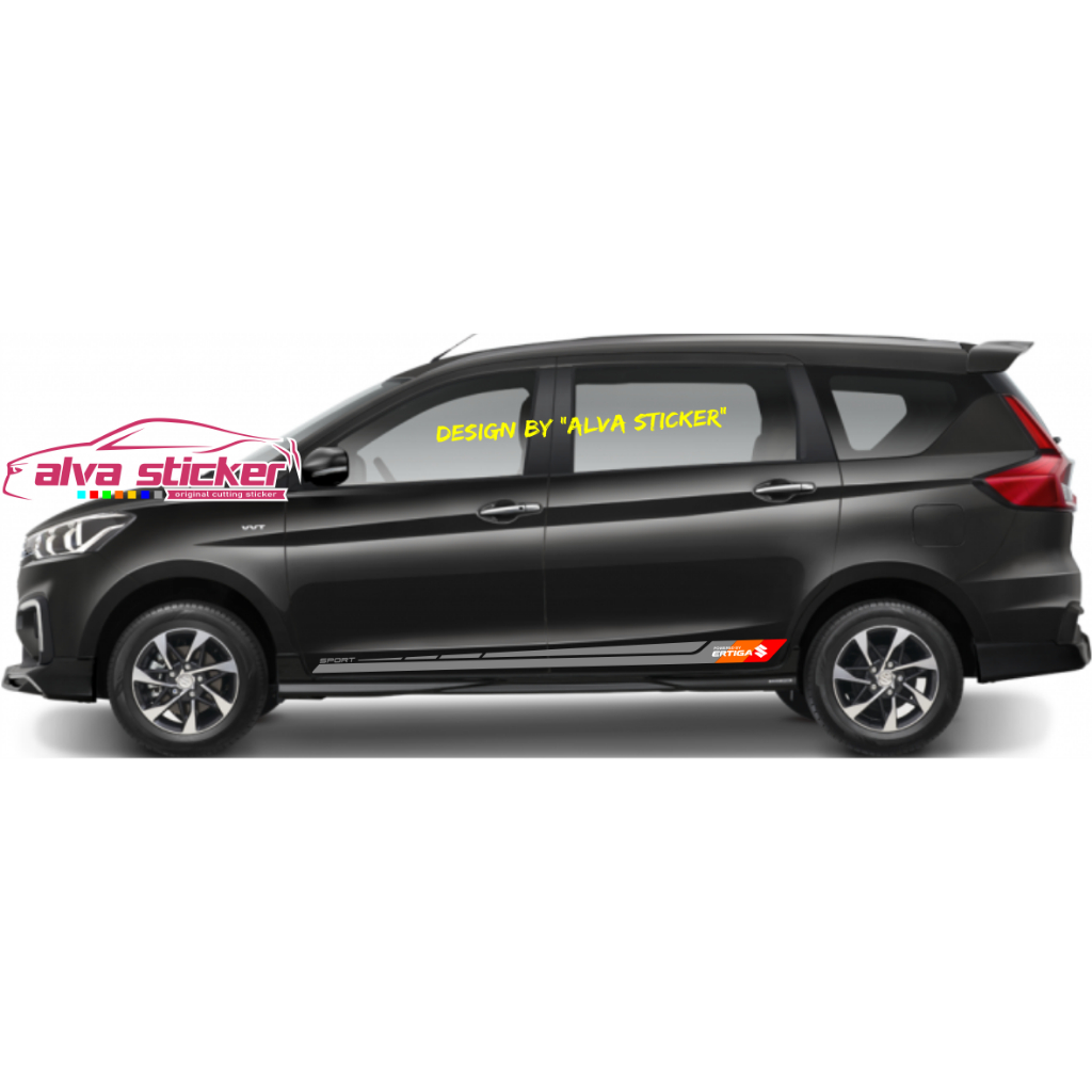 Sticker stiker ertiga best stiker list stripe mobil suzuki all new ertiga sport sticker stiker cutti