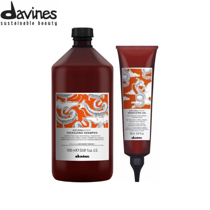 Davines Energizing Shampoo 1000ml + Davines Energizing Gel 150ml