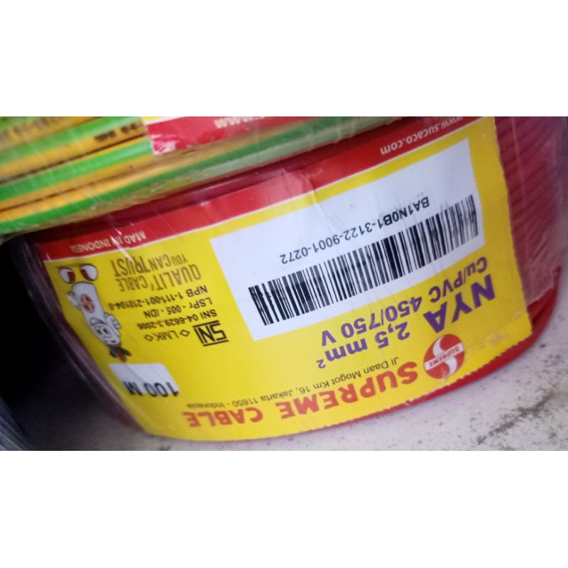 Kabel NYA 2.5mm Supreme @100m