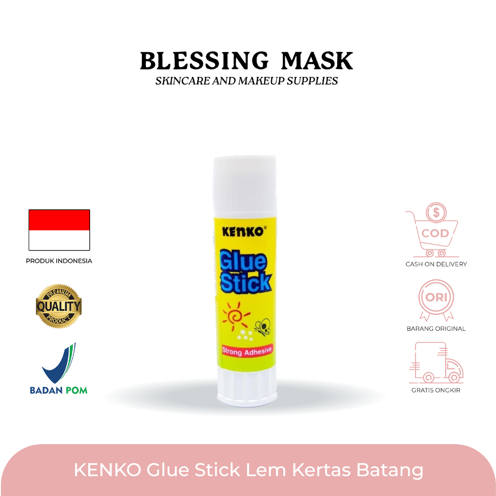 

KENKO Glue Stick Lem Kertas Batang Kenko 8 gr & 15 gr - Blessingmask ACC